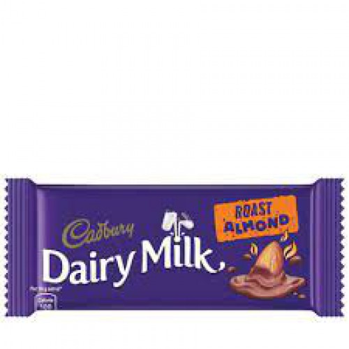 Cadbury Dairy Milk Roast Almond Chocolate Bar, 36 g