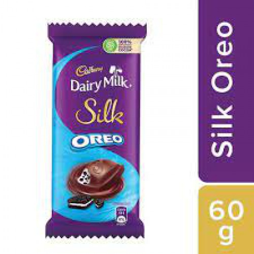 Cadbury Dairy Milk Silk Oreo, 60 g