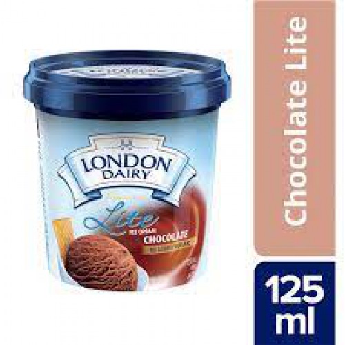 London Dairy Ice Cream - Chocolate Lite, 125 ml Cup