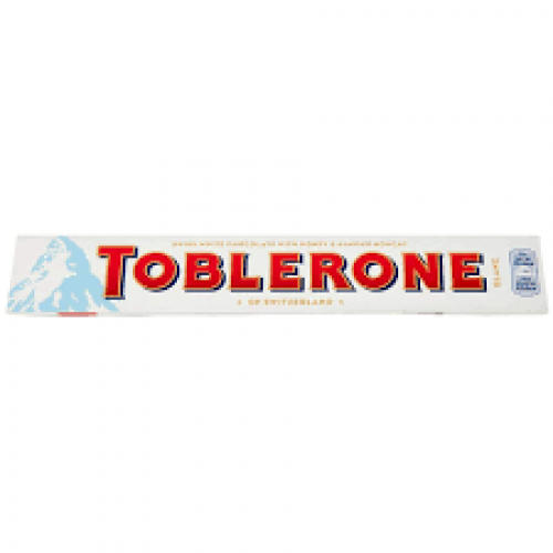 Toblerone Swiss White Chocolate - With Honey & Almond Nougat, 100 g