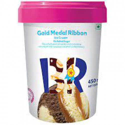 Baskin Robbins Ice Cream - Gold Medal Ribbon, 450 ml