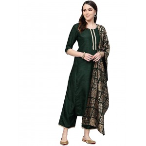 Women's Kurta and Palazzos & Dupatta