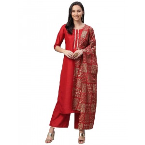 Women's Kurta and Palazzos & Dupatta