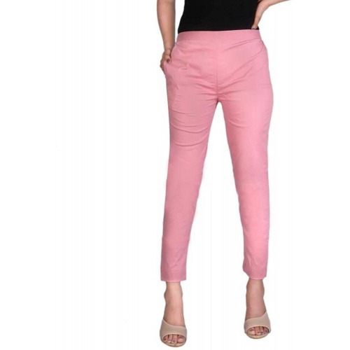 Women/Girls Cotton Lycra Pants/Trouses Regular fit Causal/Formal wear Pant