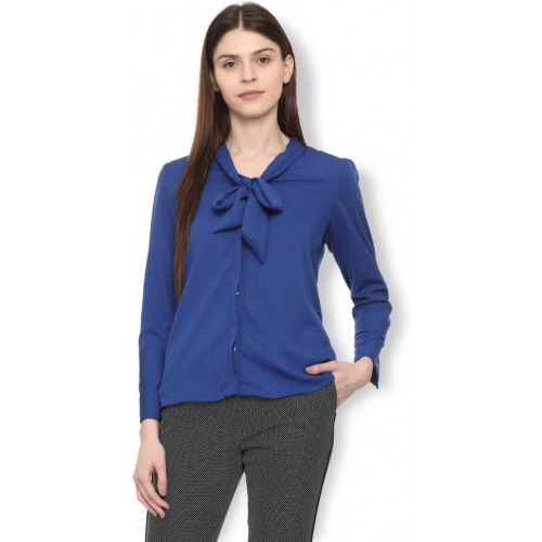 Women Regular Fit Solid Formal Shirt