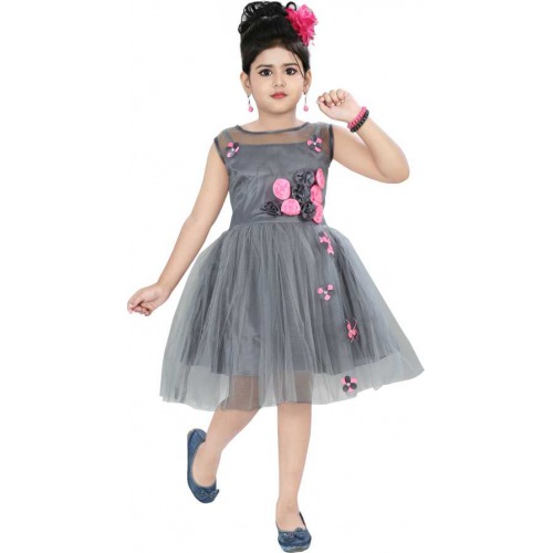 Girls Below Knee Party Dress