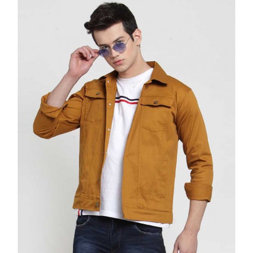 Full Sleeve Solid Men Jacket