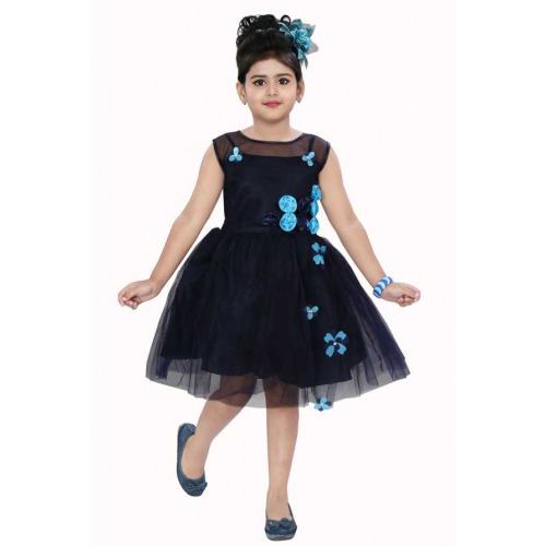 Girls Below Knee Party Dress