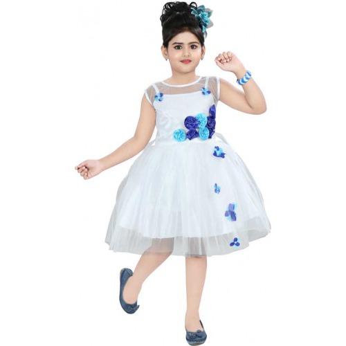 Girls Below Knee Party Dress