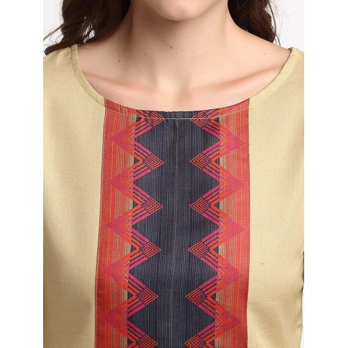 Women's Cotton StraightKurta and Palazzos & Dupatta