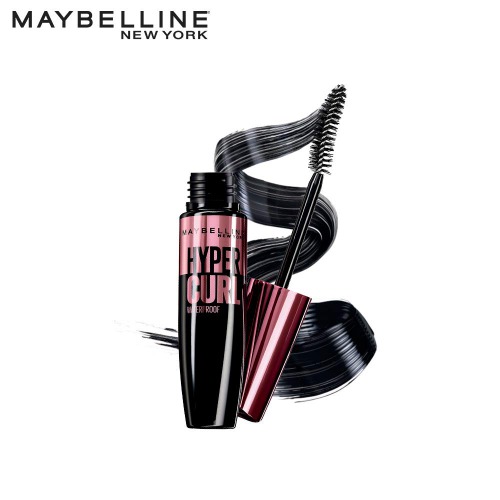 Maybelline New York Hypercurl Mascara Waterproof, Black, 9.2g