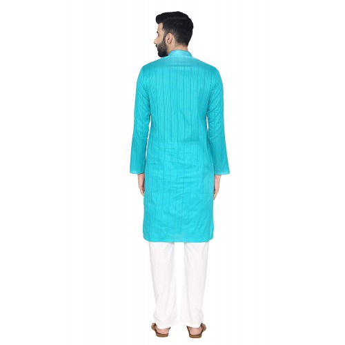 Men's Blended Kurta & Pyjama Set